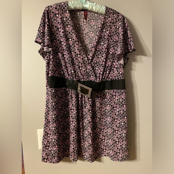 Gitano geometrics V Neck Women’s size 18-20 made in the USA - Picture 4 of 16